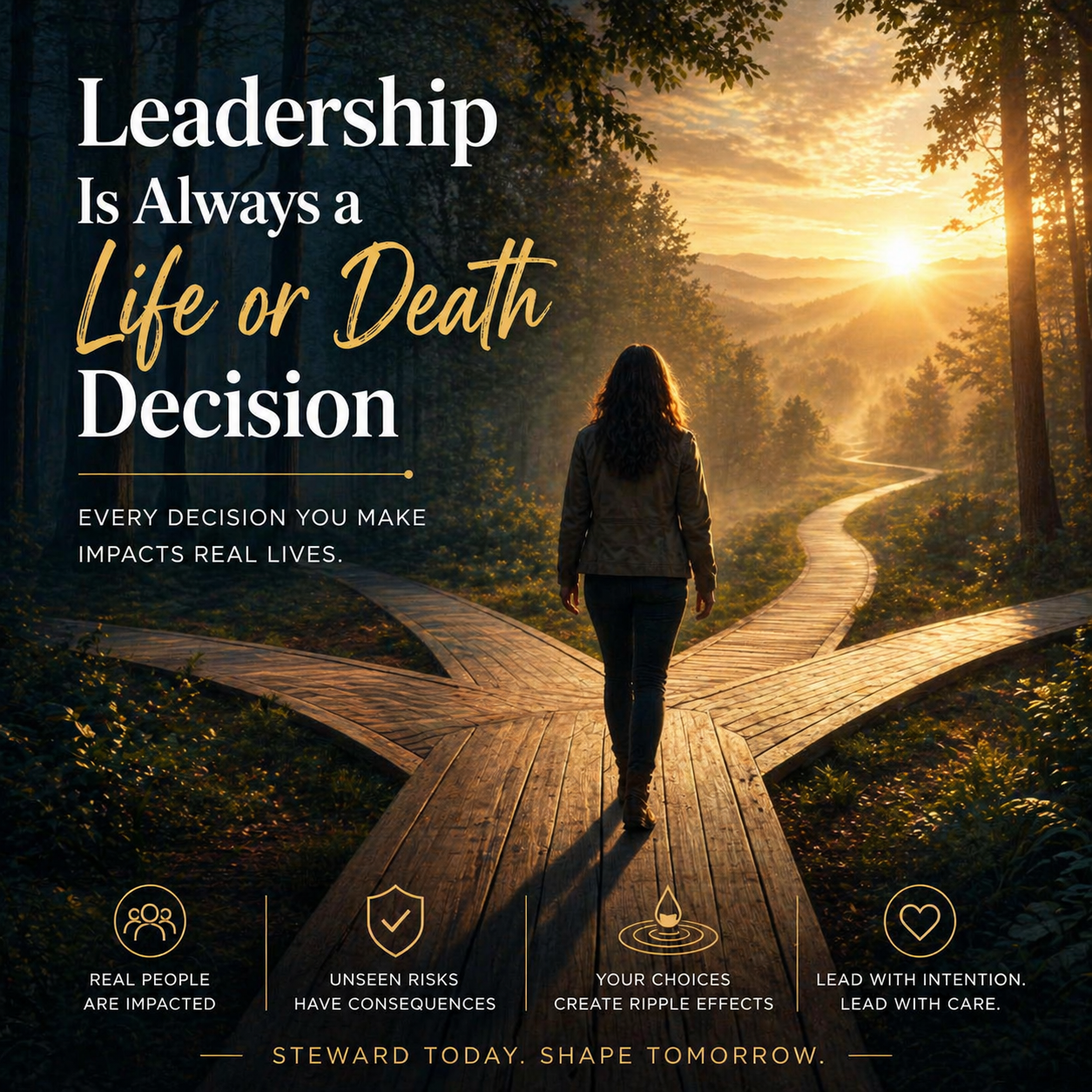 Leadership Is Always a Life-or-Death Decision